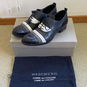 Comme des Garçons x Heschung collab oxford shoes